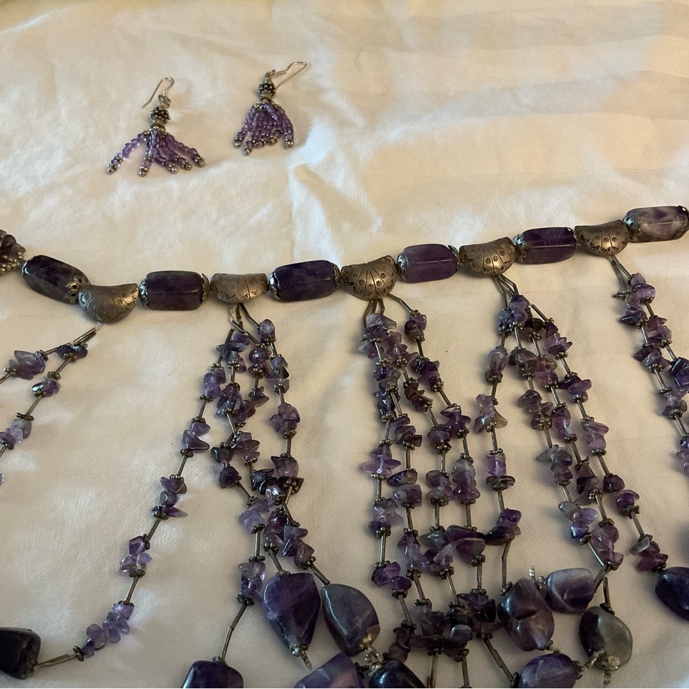 Statement Piece. Substantial Amethyst And Silver … - image 6
